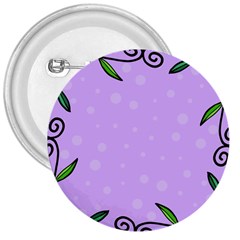 Hand Drawn Doodle Flower Border 3  Buttons by Nexatart