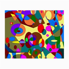 Abstract Digital Circle Computer Graphic Small Glasses Cloth (2-side) by Nexatart