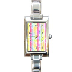 Abstract Stipes Colorful Background Circles And Waves Wallpaper Rectangle Italian Charm Watch