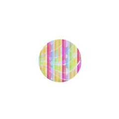 Abstract Stipes Colorful Background Circles And Waves Wallpaper 1  Mini Magnets by Nexatart