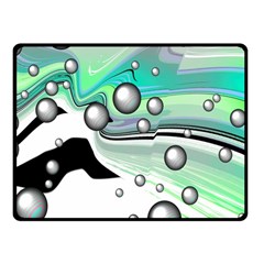 Small And Big Bubbles Fleece Blanket (small) by Nexatart