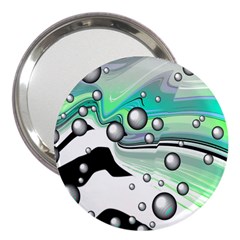 Small And Big Bubbles 3  Handbag Mirrors by Nexatart