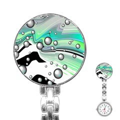 Small And Big Bubbles Stainless Steel Nurses Watch by Nexatart