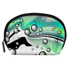 Small And Big Bubbles Accessory Pouches (large)  by Nexatart