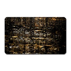 Wood Texture Dark Background Pattern Magnet (rectangular) by Nexatart