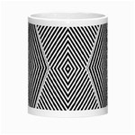 Black And White Line Abstract Morph Mugs Center