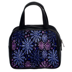 Pixel Pattern Colorful And Glittering Pixelated Classic Handbags (2 Sides) by Nexatart