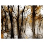 Fall Forest Artistic Background Double Sided Flano Blanket (Medium)  60 x50  Blanket Back