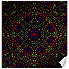 Rainbow Kaleidoscope Canvas 20  X 20   by Nexatart