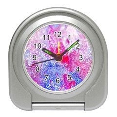 Glitter Pattern Background Travel Alarm Clocks by Nexatart