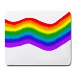 Watercolour Rainbow Colours Large Mousepads Front