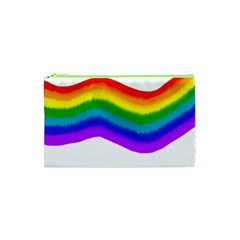 Watercolour Rainbow Colours Cosmetic Bag (xs) by Nexatart