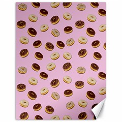 Donuts Pattern Canvas 18  X 24   by Valentinaart