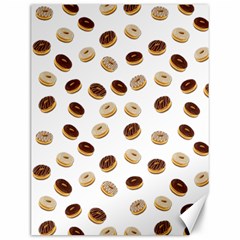 Donuts Pattern Canvas 12  X 16   by Valentinaart