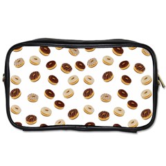 Donuts Pattern Toiletries Bags 2-side by Valentinaart