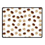 Donuts pattern Double Sided Fleece Blanket (Small)  45 x34  Blanket Back