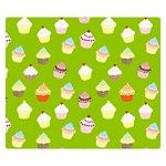 Cupcakes pattern Double Sided Flano Blanket (Small)  50 x40  Blanket Back
