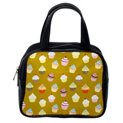 Cupcakes Pattern Classic Handbags (one Side) by Valentinaart