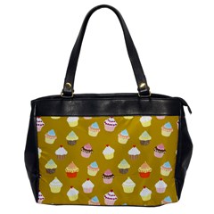 Cupcakes Pattern Office Handbags by Valentinaart