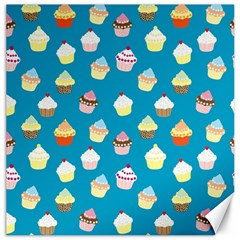 Cupcakes pattern Canvas 16  x 16  