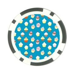 Cupcakes pattern Poker Chip Card Guard (10 pack)