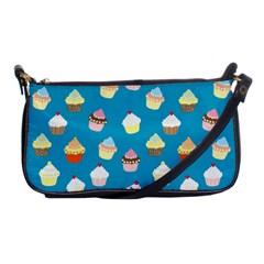 Cupcakes pattern Shoulder Clutch Bags