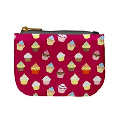 Cupcakes Pattern Mini Coin Purses by Valentinaart