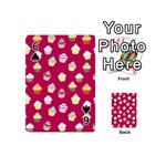 Cupcakes pattern Playing Cards 54 (Mini)  Front - Spade6