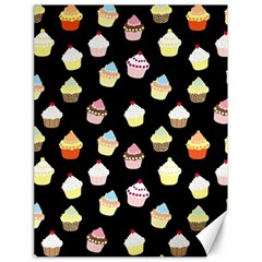 Cupcakes pattern Canvas 18  x 24  