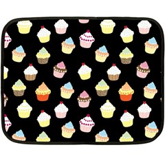 Cupcakes pattern Fleece Blanket (Mini)