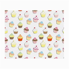 Cupcakes Pattern Small Glasses Cloth