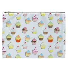 Cupcakes Pattern Cosmetic Bag (xxl)  by Valentinaart