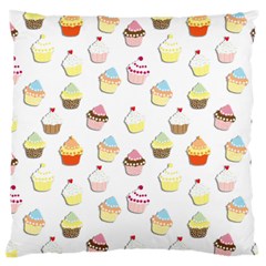 Cupcakes Pattern Standard Flano Cushion Case (one Side)