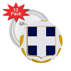 Greece National Emblem  2 25  Buttons (10 Pack)  by abbeyz71