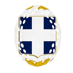 Greece National Emblem  Oval Filigree Ornament (two Sides) by abbeyz71