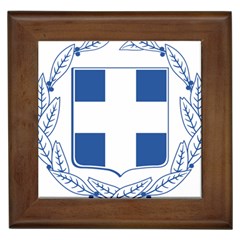 Greece National Emblem  Framed Tiles by abbeyz71