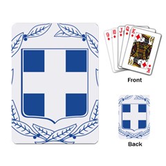 Greece National Emblem  Playing Card by abbeyz71