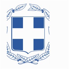 Greece National Emblem  Large Garden Flag (two Sides) by abbeyz71