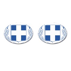 Greece National Emblem  Cufflinks (oval) by abbeyz71