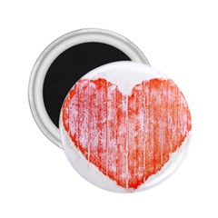 Pop Art Style Grunge Graphic Heart 2 25  Magnets by dflcprints
