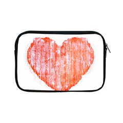 Pop Art Style Grunge Graphic Heart Apple Ipad Mini Zipper Cases by dflcprints