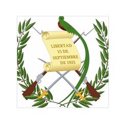 National Emblem Of Guatemala  Small Satin Scarf (square) by abbeyz71