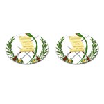 National Emblem of Guatemala Cufflinks (Oval) Front(Pair)