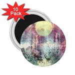 Frosty Pale Moon 2.25  Magnets (10 pack)  Front