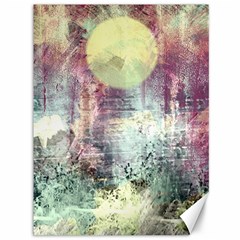 Frosty Pale Moon Canvas 36  X 48   by digitaldivadesigns