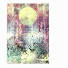 Frosty Pale Moon Large Garden Flag (two Sides) by digitaldivadesigns