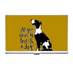 Dog Person Business Card Holders by Valentinaart