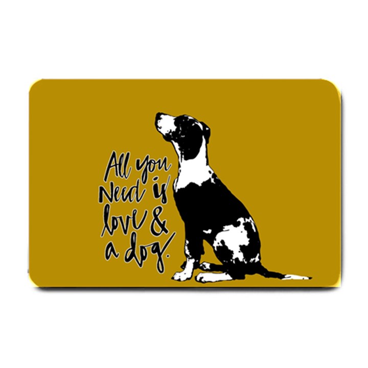 Dog person Small Doormat 