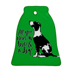 Dog Person Bell Ornament (two Sides) by Valentinaart