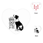 Dog person Playing Cards (Heart)  Front